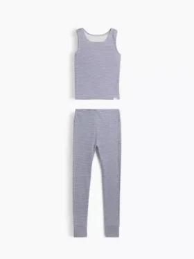 Pyjamaset voor kinderen van biologisch geborsteld katoen met tanktop en legging