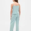 Pyjamaset voor kinderen van gerecycled pointelle-materiaal