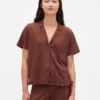 Pyjamashemd met ruches