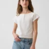 Raglan Henley-T-shirt voor kinderen