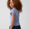Raglan Henley-T-shirt voor kinderen