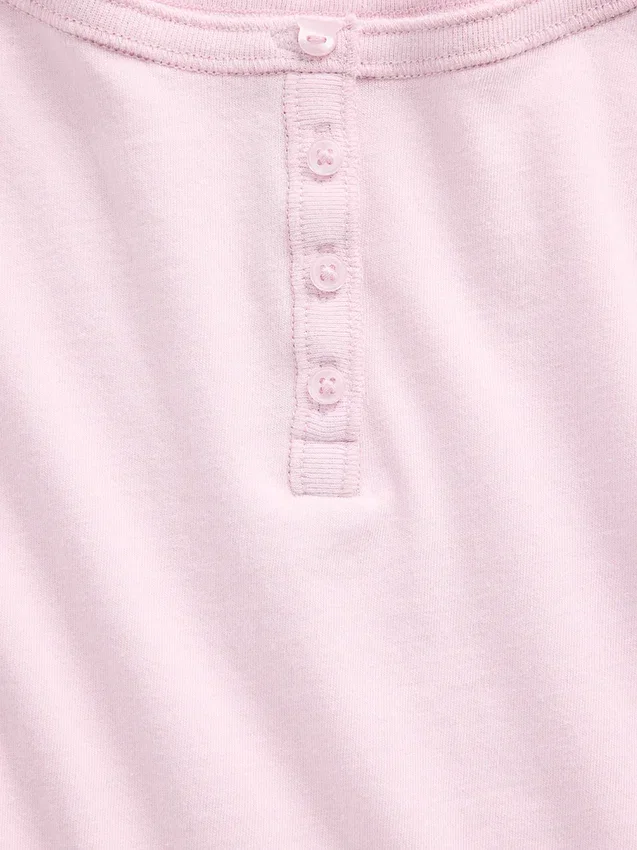 Raglan Henley-T-shirt voor kinderen