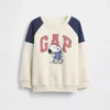 Raglan-sweatshirt met Snoopy-logo voor Baby & Peuter