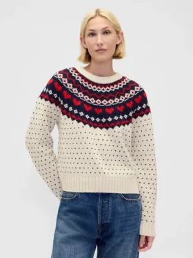 Raglan-trui met ronde hals van katoenmix
