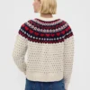Raglan-trui met ronde hals van katoenmix