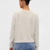 Raglan-trui met ronde hals van katoenmix