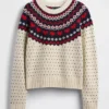 Raglan-trui met ronde hals van katoenmix