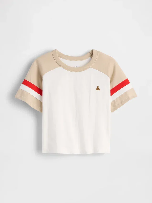 Raglan-voetbalshirt voor Baby & Peuter