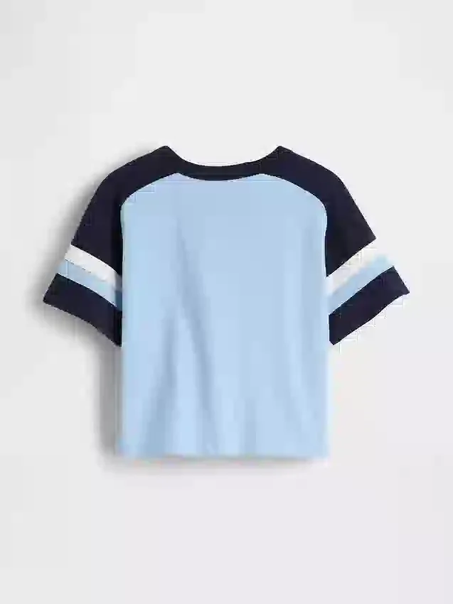 Raglan-voetbalshirt voor Baby & Peuter