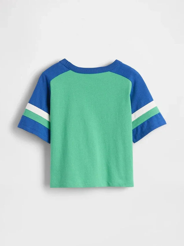 Raglan-voetbalshirt voor Baby & Peuter