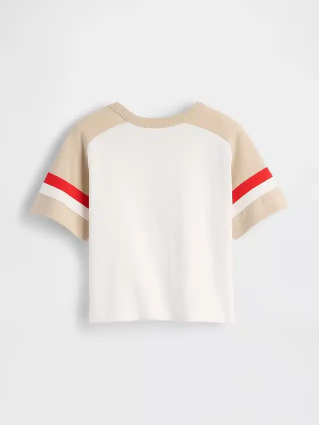 Raglan-voetbalshirt voor Baby & Peuter
