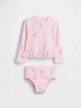 Rashguard-zwemset voor Baby & Peuter