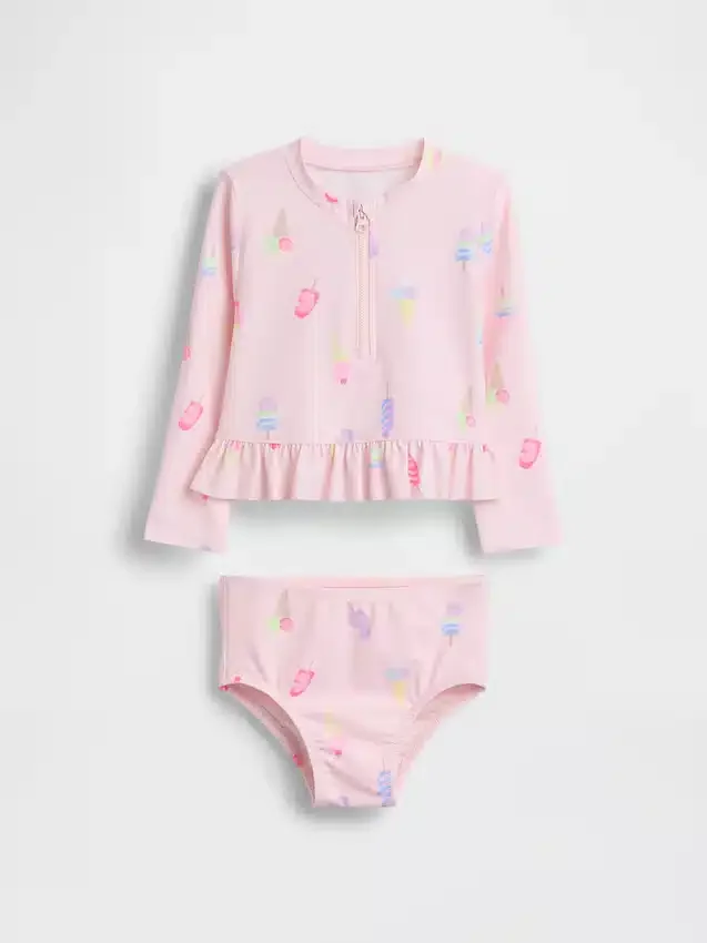 Rashguard-zwemset voor Baby & Peuter