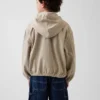 Relaxed denimjack met capuchon voor kinderen
