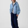Relaxed denimjack met capuchon voor kinderen