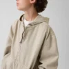 Relaxed denimjack met capuchon voor kinderen