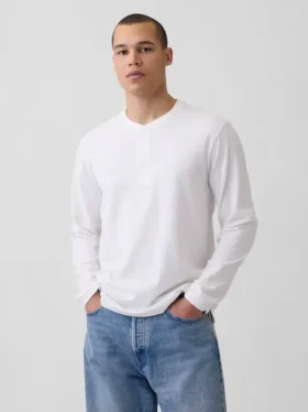 Relaxed Henley-T-shirt
