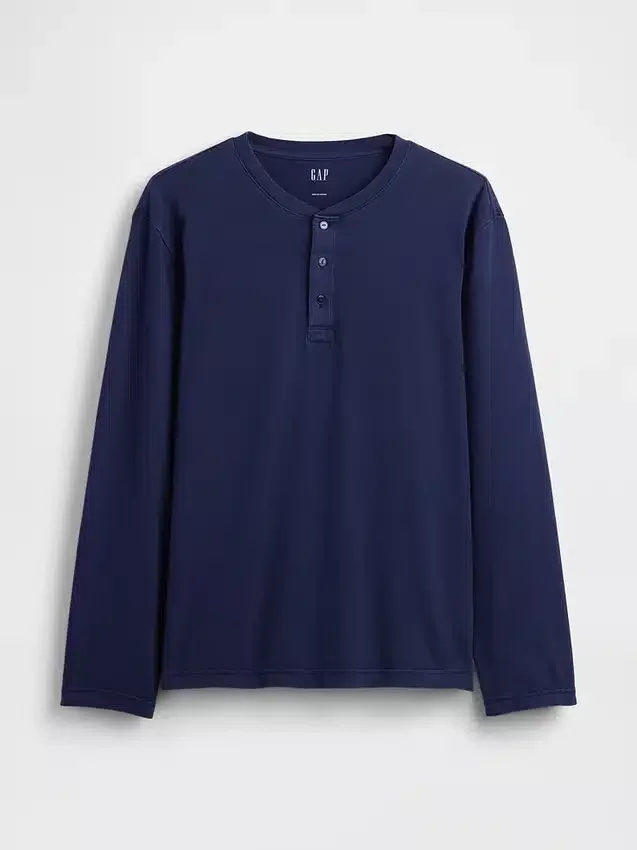 Relaxed Henley-T-shirt
