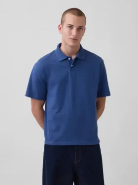 Relaxed piqué-Polo's