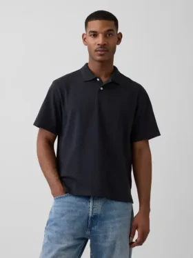 Relaxed piqué-Polo's
