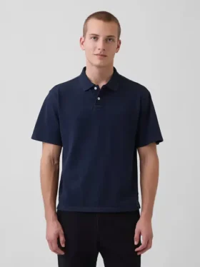 Relaxed piqué-Polo's