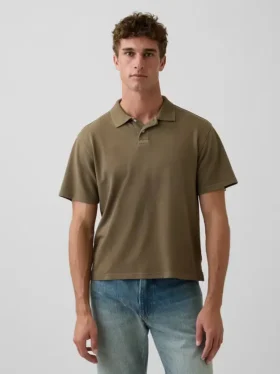 Relaxed piqué-Polo's