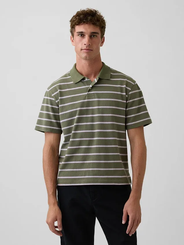 Relaxed piqué-Polo's