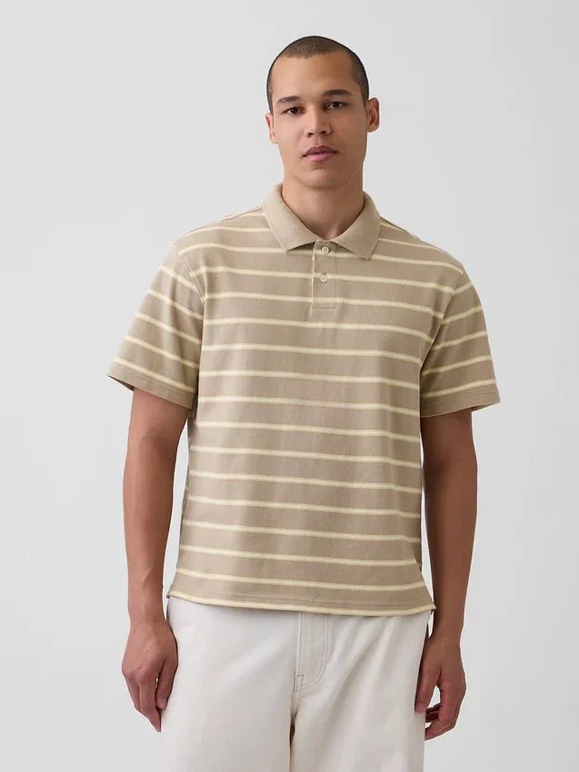 Relaxed piqué-Polo's