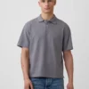 Relaxed piqué-Polo's