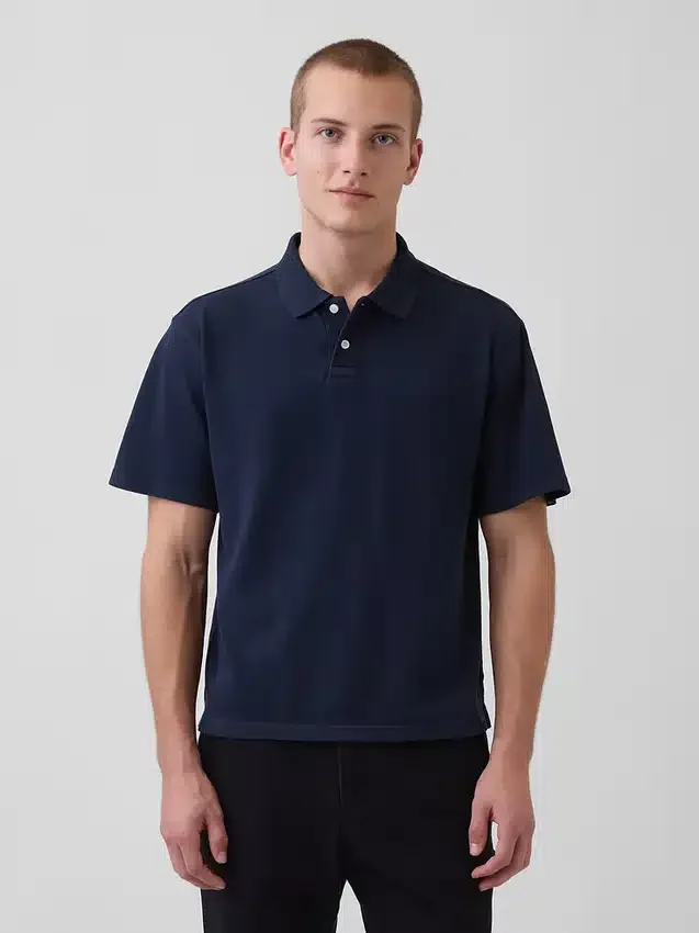 Relaxed piqué-Polo's