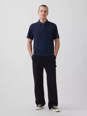 Relaxed piqué-Polo’s