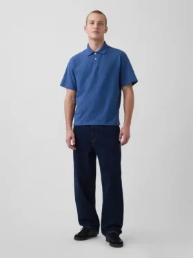 Relaxed piqué-Polo’s