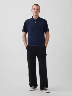 Relaxed piqué-Polo’s