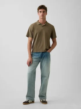 Relaxed piqué-Polo’s