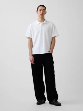Relaxed piqué-Polo’s