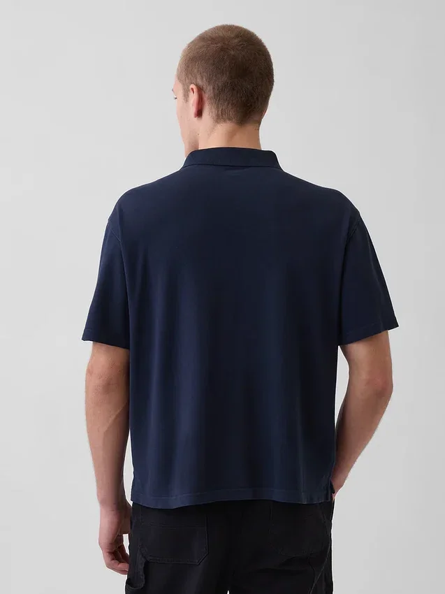 Relaxed piqué-Polo's
