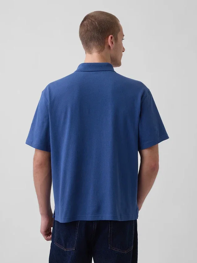 Relaxed piqué-Polo's