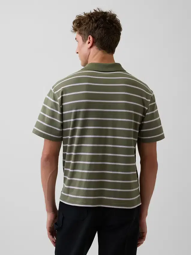 Relaxed piqué-Polo's
