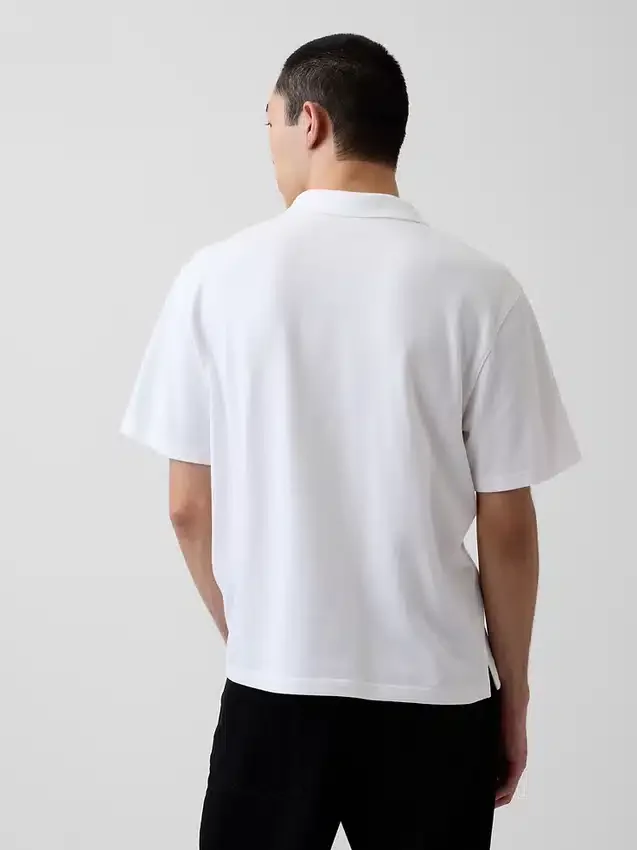 Relaxed piqué-Polo's