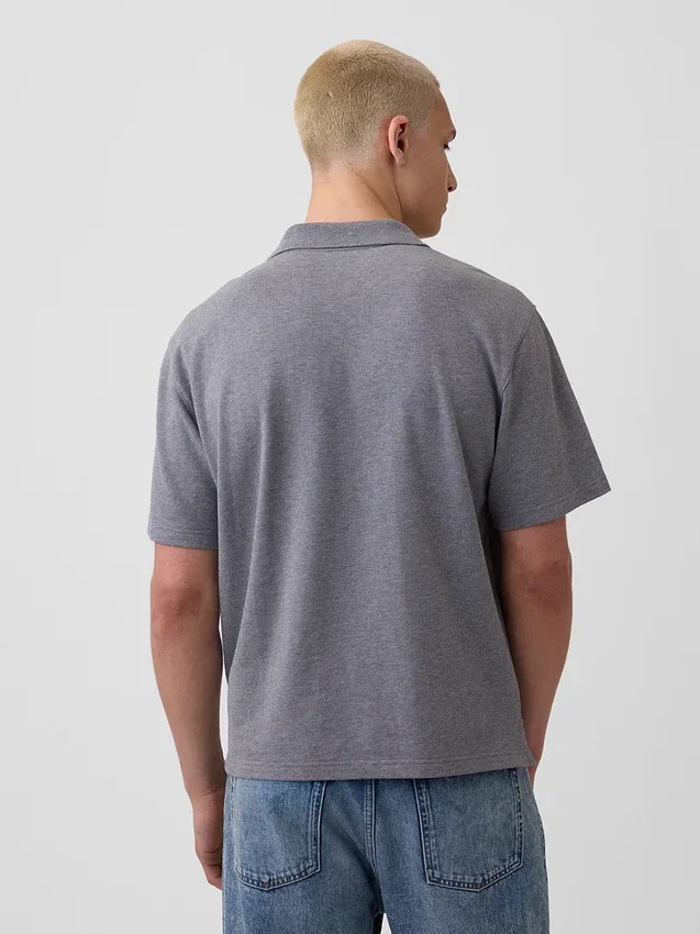 Relaxed piqué-Polo's