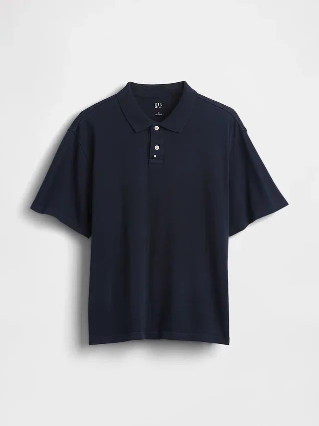 Relaxed piqué-Polo's
