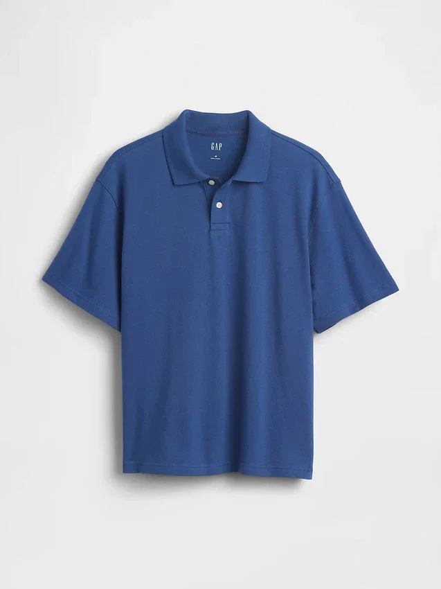 Relaxed piqué-Polo's