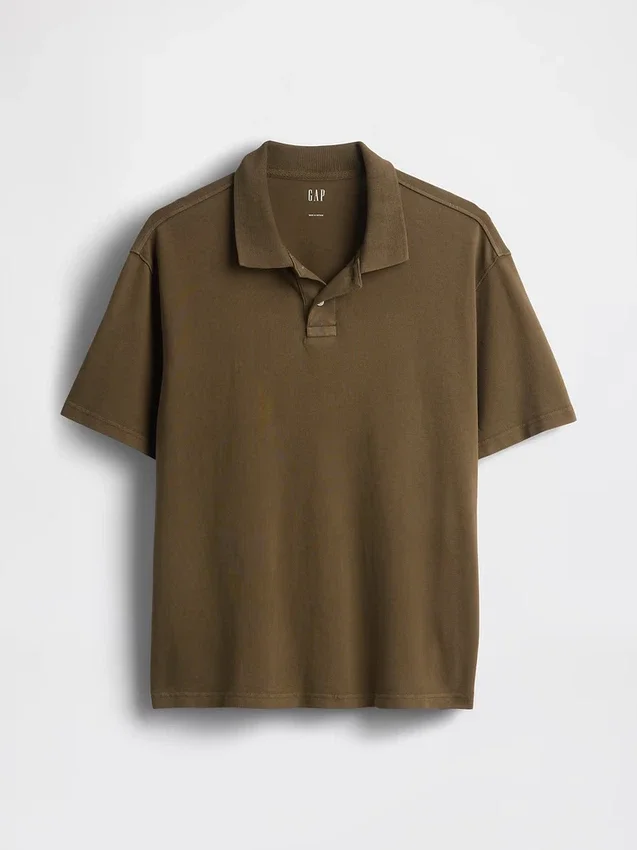 Relaxed piqué-Polo's