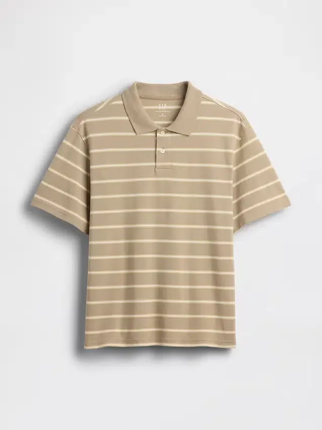 Relaxed piqué-Polo's