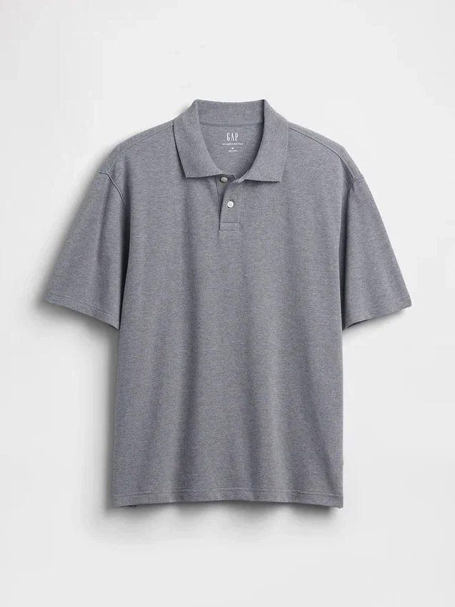 Relaxed piqué-Polo's