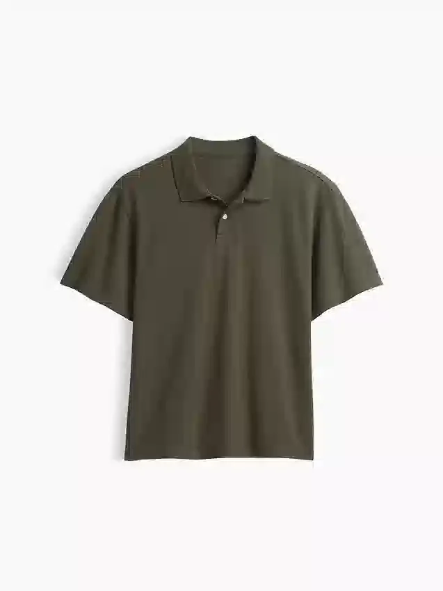 Relaxed piqué-Polo's