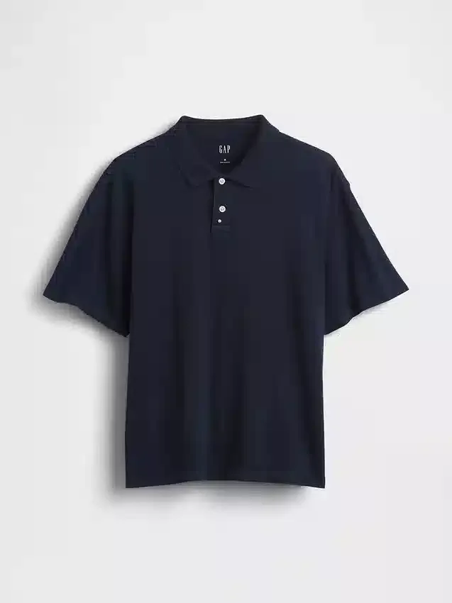 Relaxed piqué-Polo's