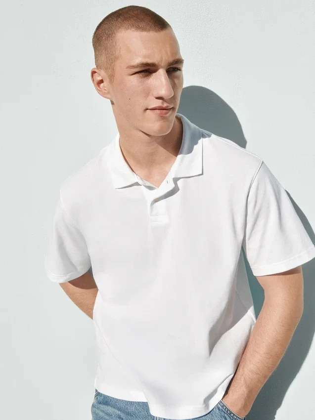Relaxed piqué-Polo's