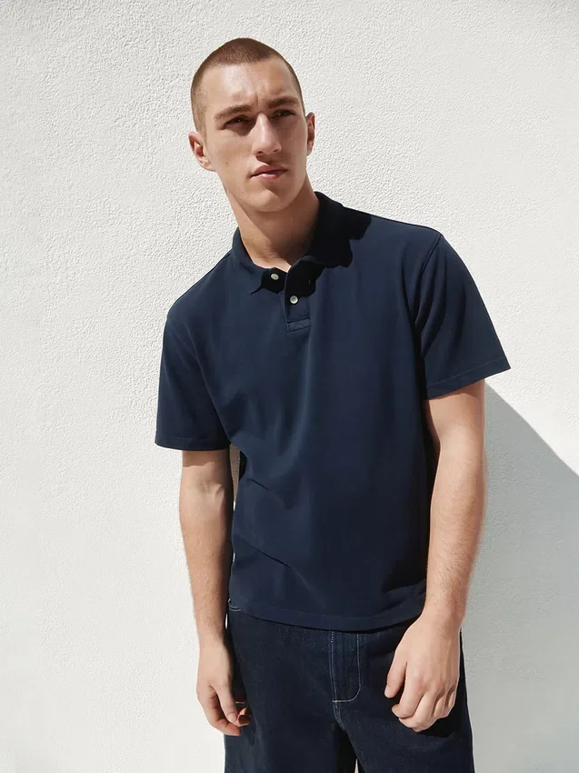 Relaxed piqué-Polo's