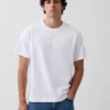 Relaxed T-shirt met logo voor volwassenen